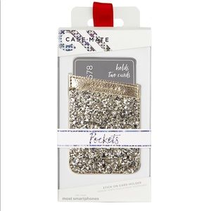 NWT casemate campaign glitter pocket